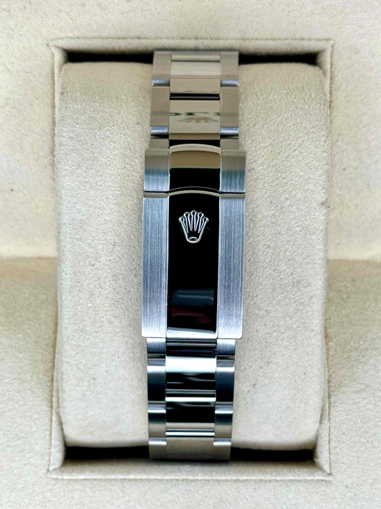 Pulseira de aço do relógio Rolex com fecho e elos polidos